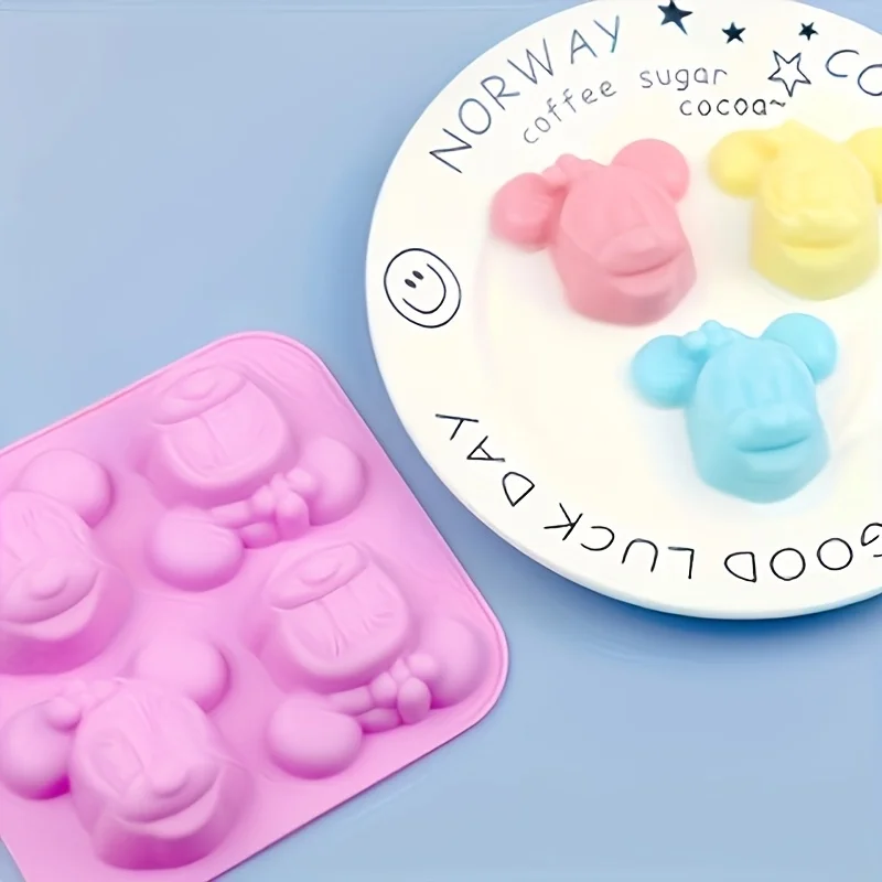 Soap Making Bar - 1pc Minnie cartoon mold, ideal for