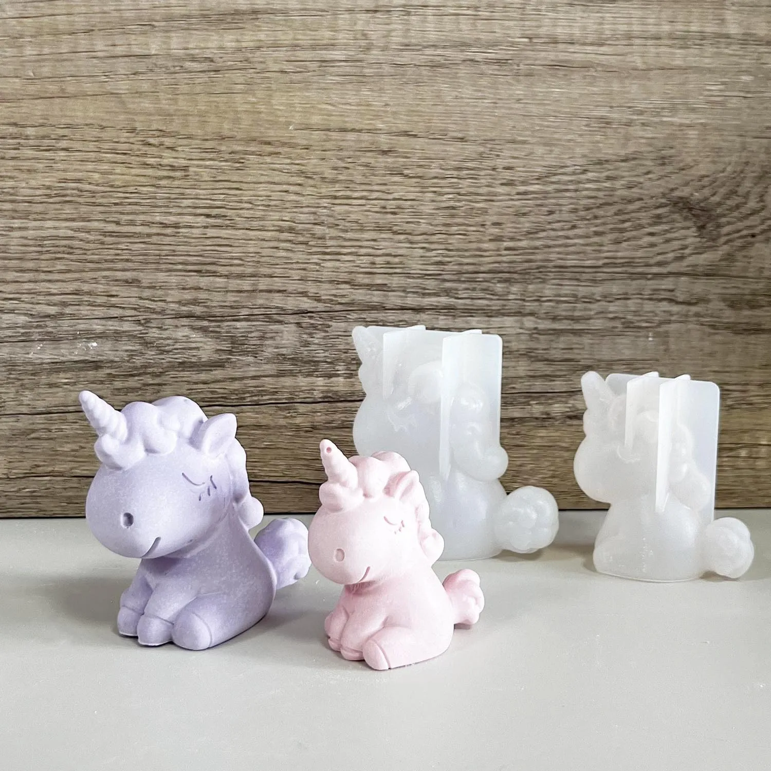 Soap Making Equipment For Beginners - 3D Geometric Silicone Unicorn Cat Deer