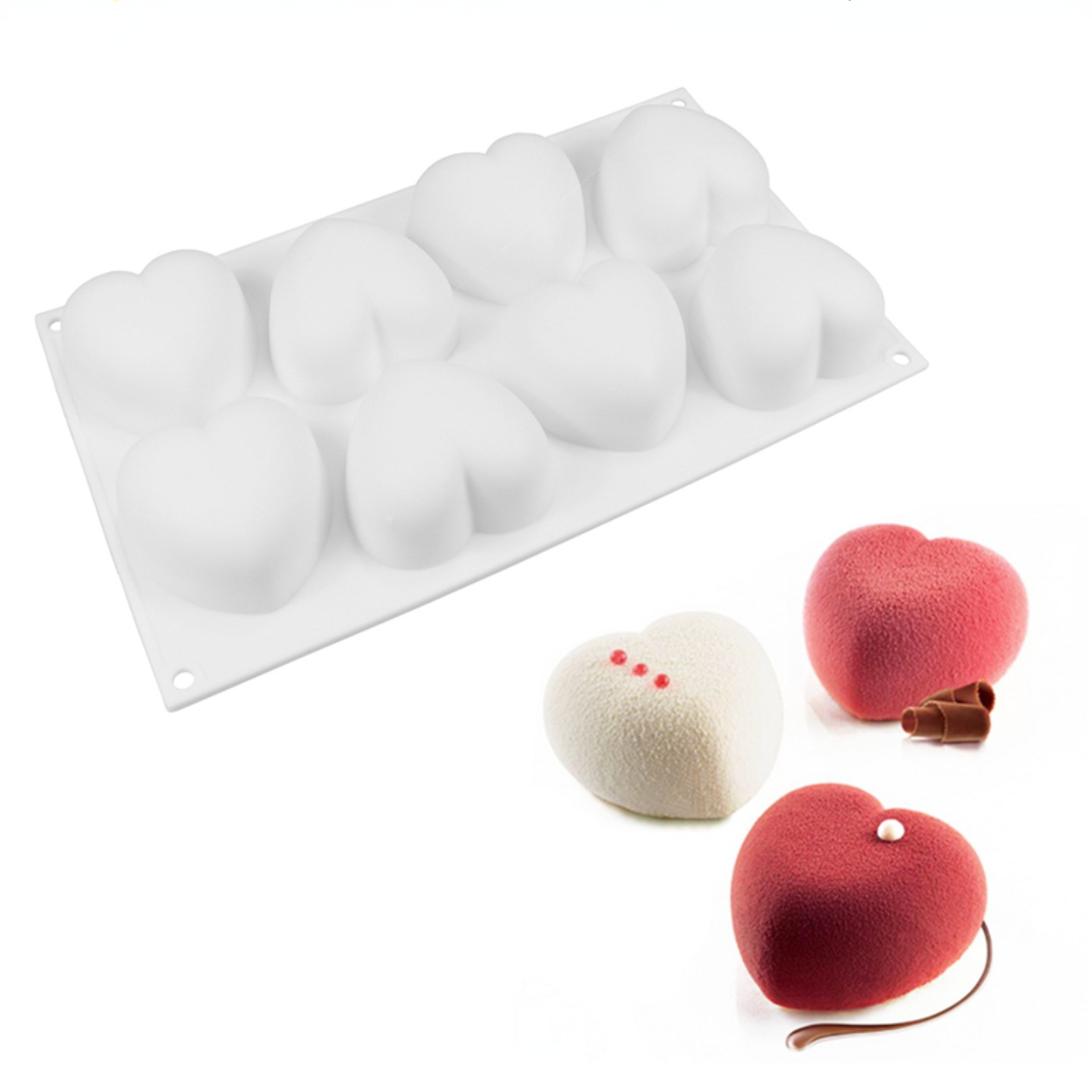 Soap Making Equipment For Beginners - Love Heart Silicone Soap Mold Handmade