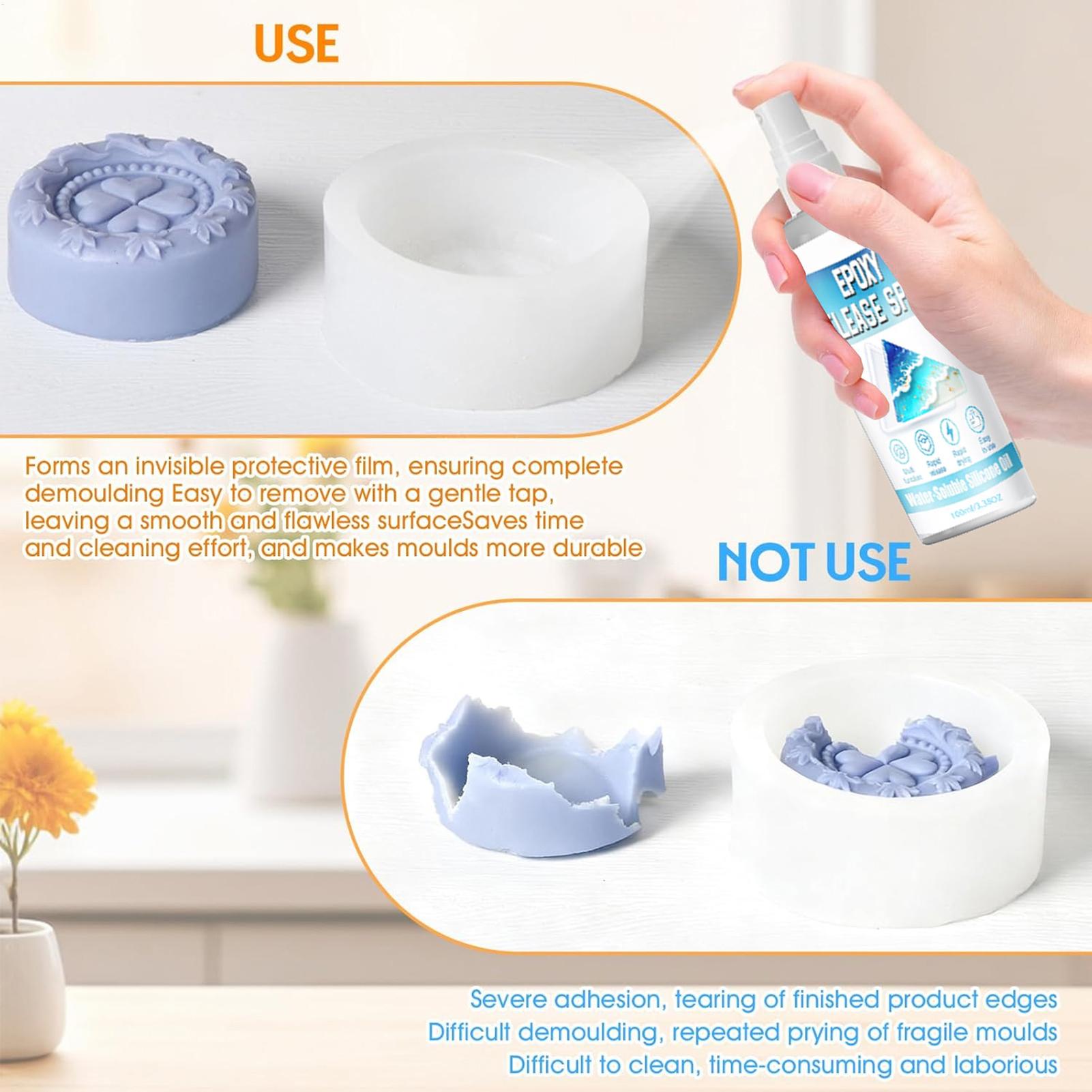 100ml Silicone Release Spray E - Soap Making Bar review and price