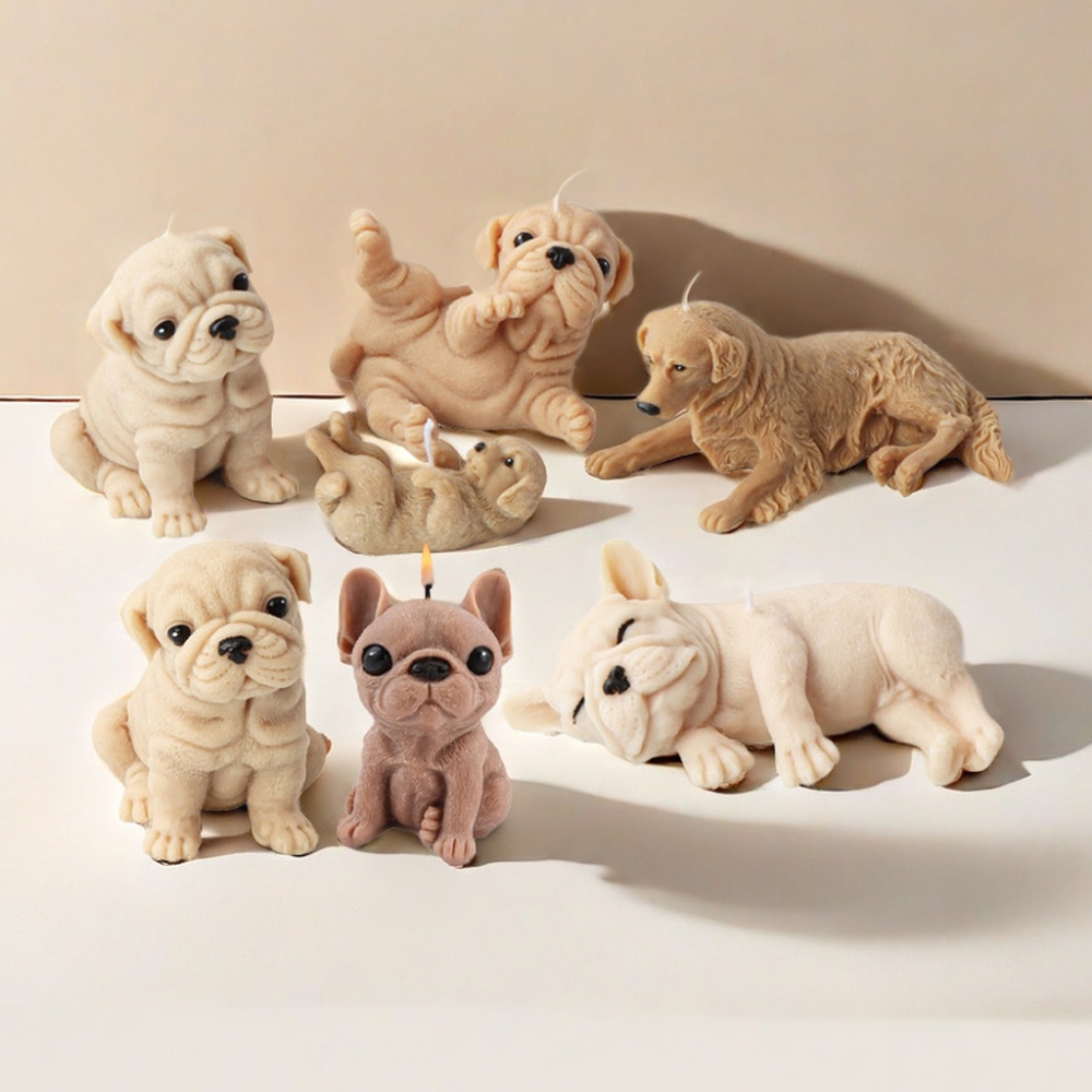 3D Dog Silicone Candle Molds S - Soap Making Additives review and price