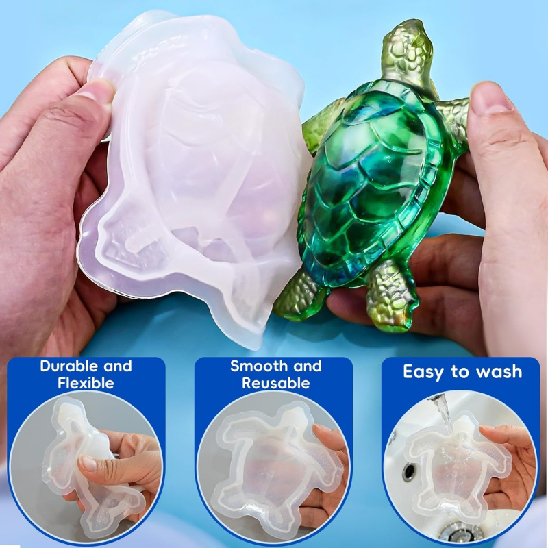 2Animal Resin Mold Set，3DTurtl - Soap Making Kit Amazon review and price