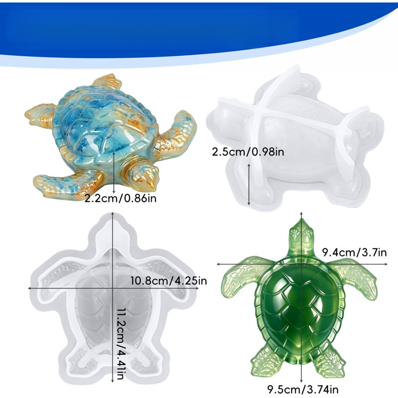 2Animal Resin Mold Set，3DTurtl - Soap Making Kit Amazon review and price