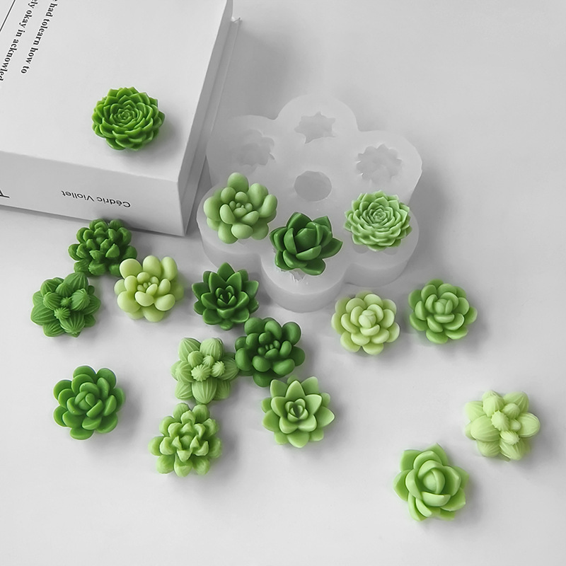 7 In1 Succulent Cactus Silicon - Soap Making Scents review and price