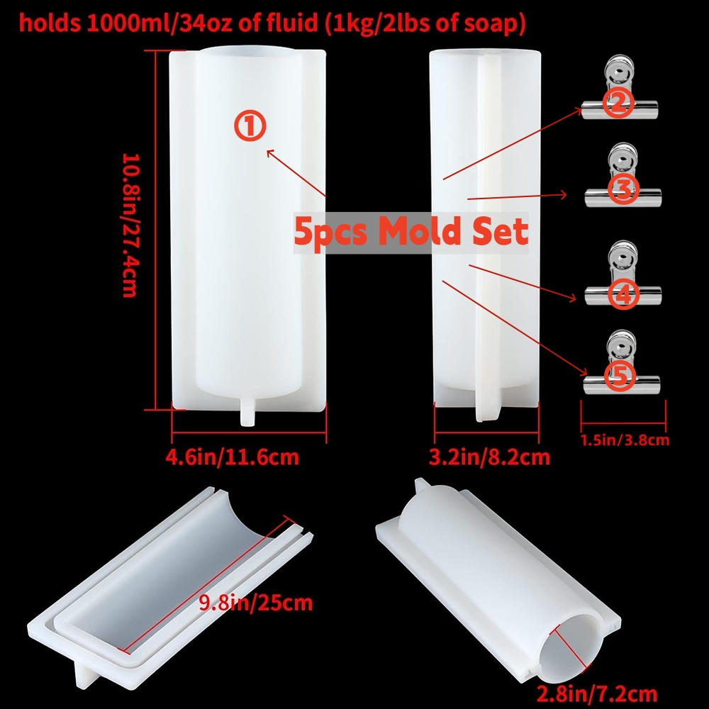 Big Cylinder Tube Soap Mold wi - Soap Making Line review and price