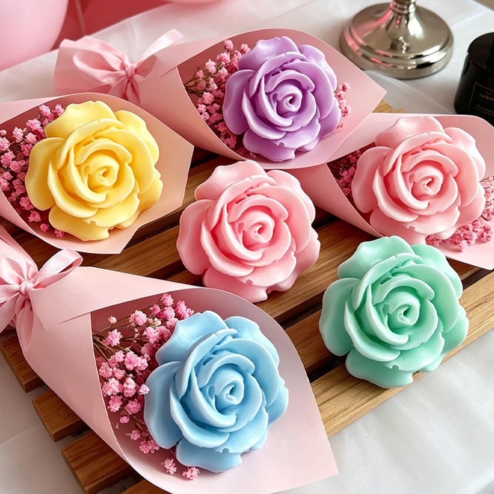 3pcs 3D Rose Flower Silicone M - Soap Making Kit Amazon review and price