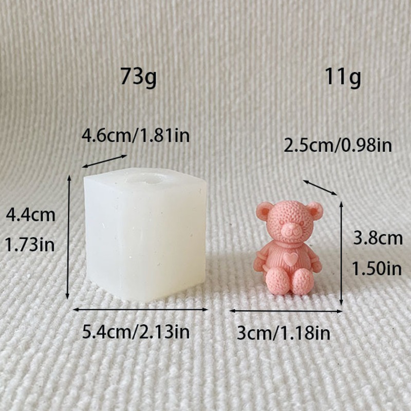Mini Love Bear Candle Silicone - Soap Making Equipment For Beginners review and price