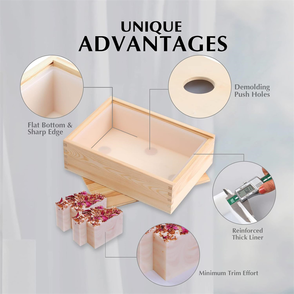Large Soap Molds Rectangle Sil - Soap Making Equipment For Beginners review and price