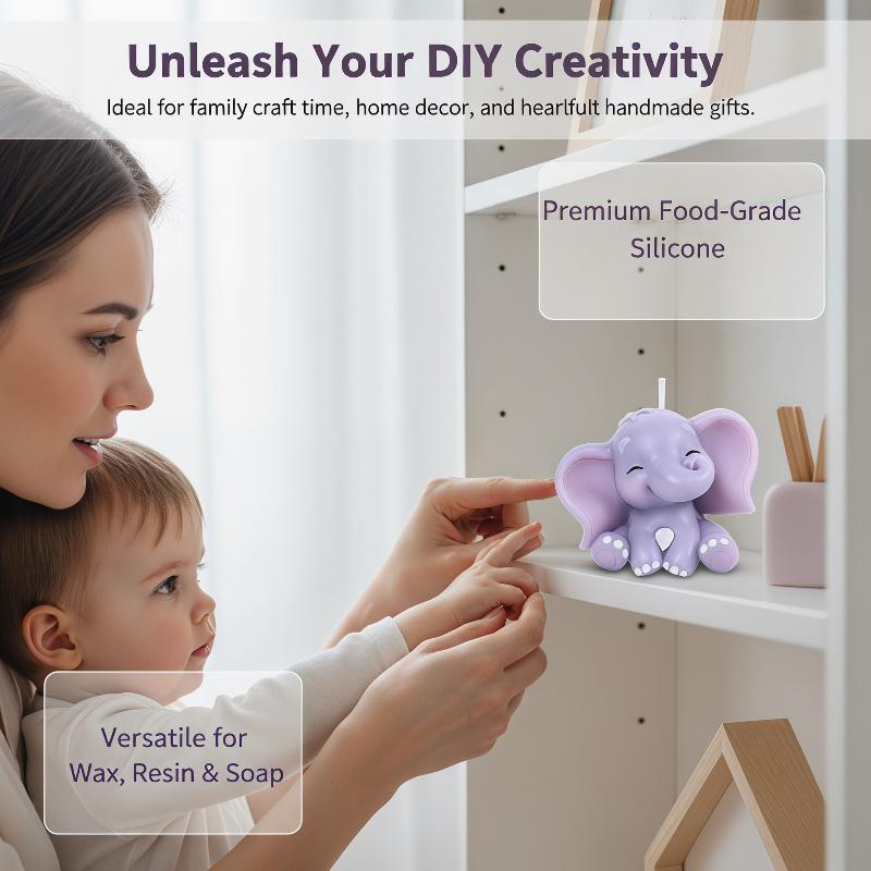 Cute 3D Elephant Silicone Cand - Soap Making Bar review and price