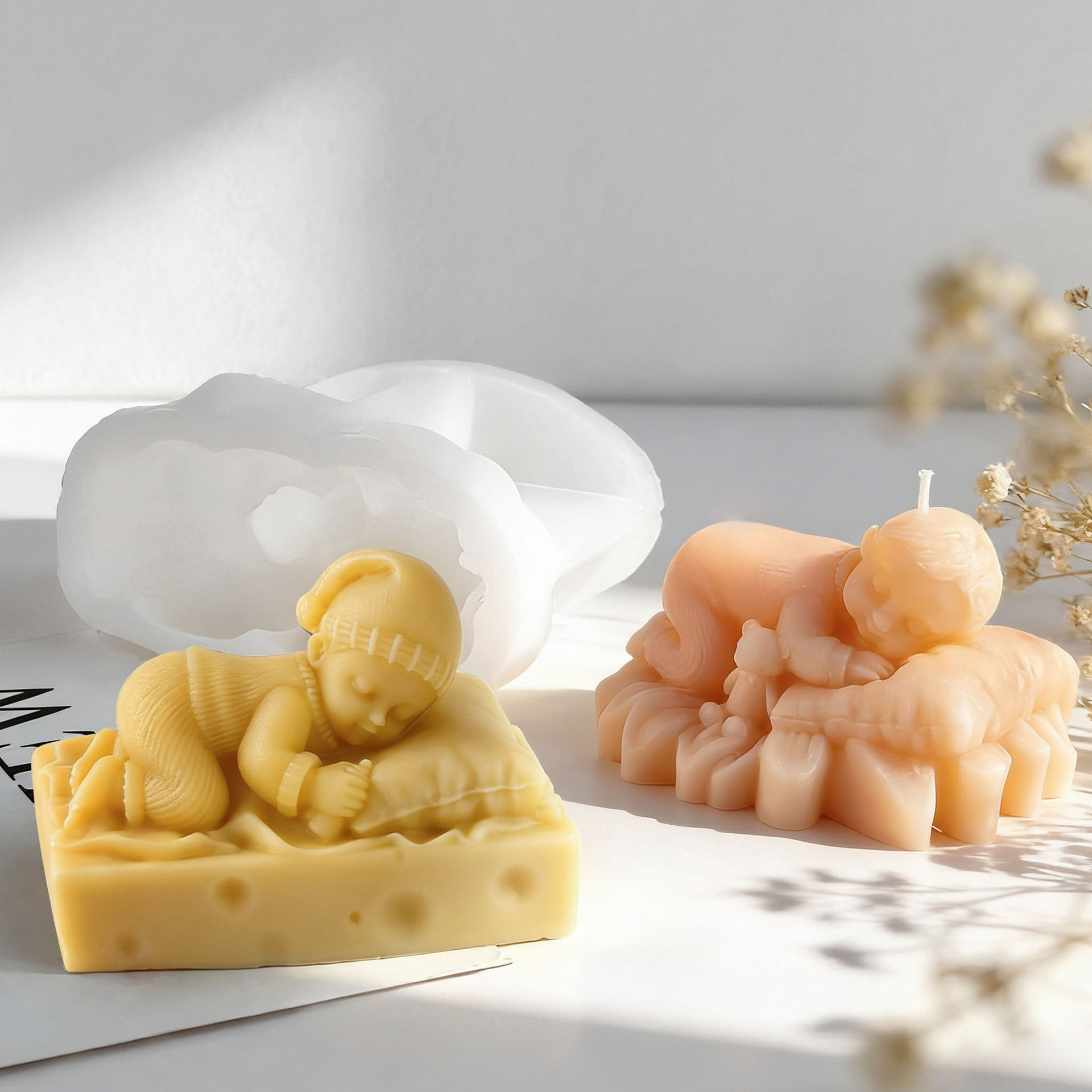 DIY Sleeping Baby Silicone Can - Soap Making Scents review and price