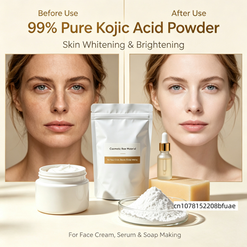 99% Pure Kojic Acid Powder Ski - Soap Making Acid review and price