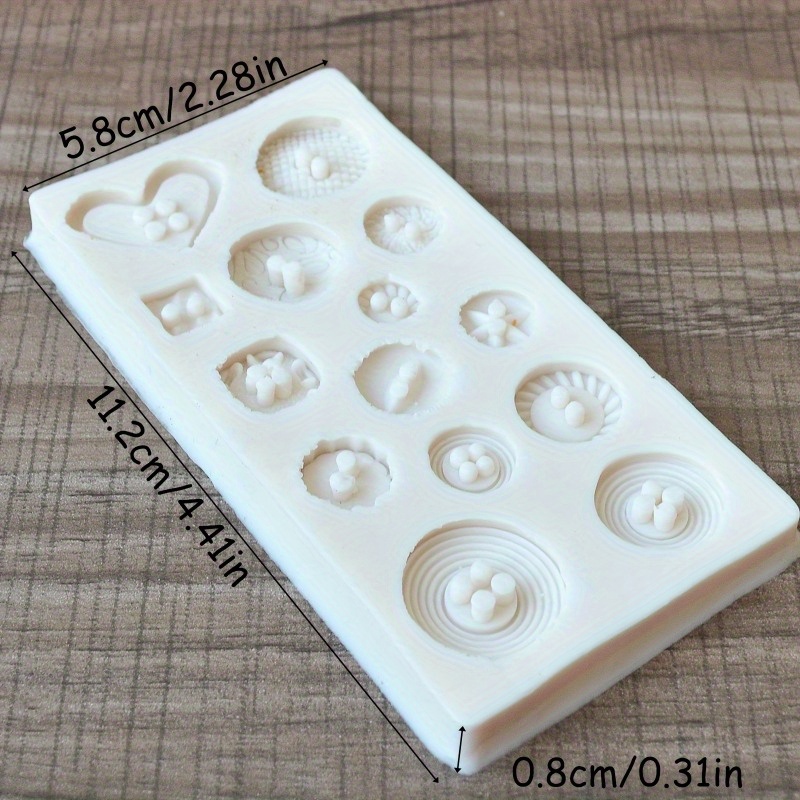 Buttons Shape Silicone Mold Si - Soap Making Bar review and price