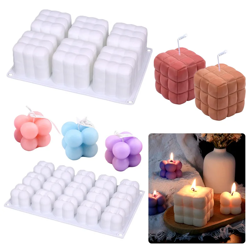 3D Bubble Cube Candle Silicone - Soap Making Kit Amazon review and price