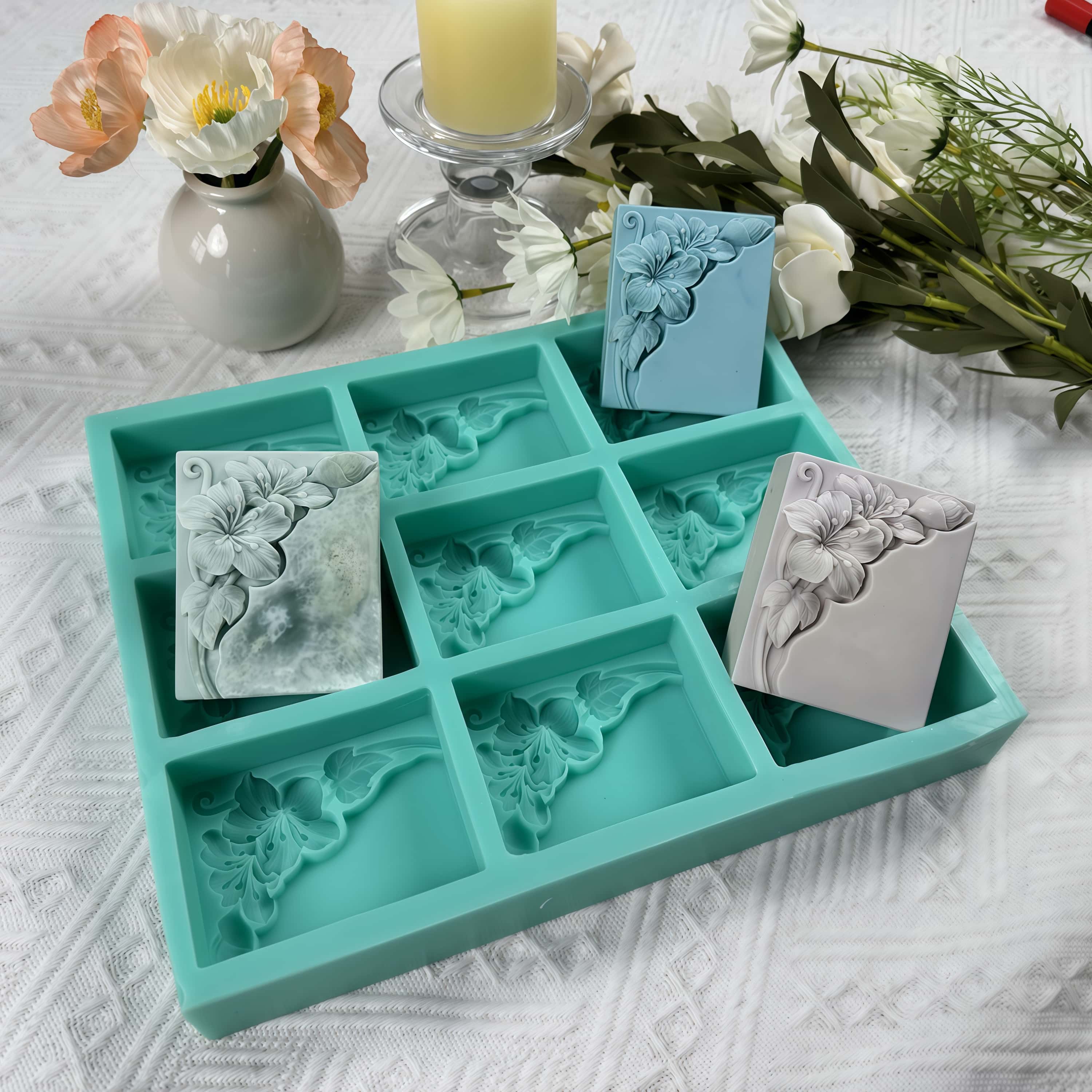 9 Cavities Tung Flower Soap Mo - Soap Making Line review and price