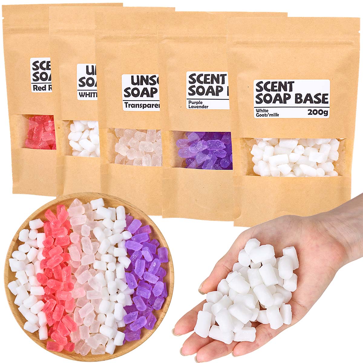 200g Color Glycerin Soap Base  - Soap Making Glycerin Base review and price