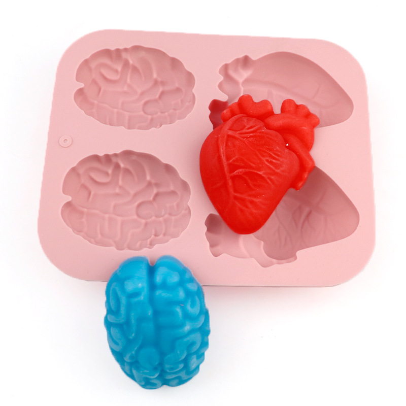 Human Brain And Heart Silicone - Soap Making Line review and price
