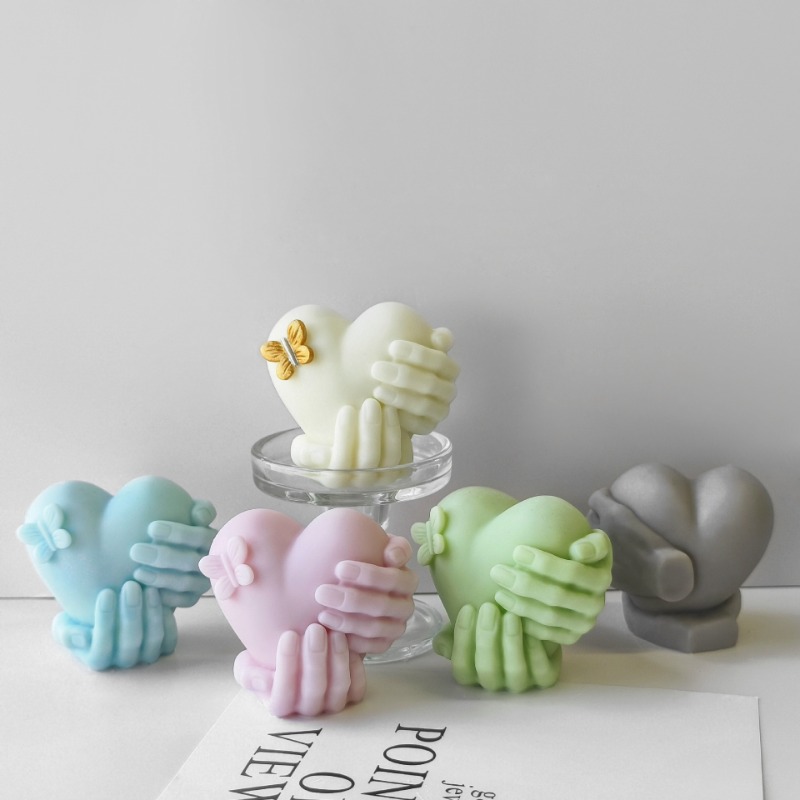 Hand Hold Love Silicone Candle - Soap Making Equipment For Beginners review and price
