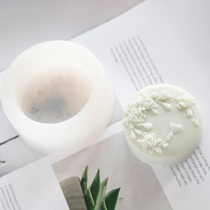 Round Shape Rose Flower Handma - Soap Making Scents review and price