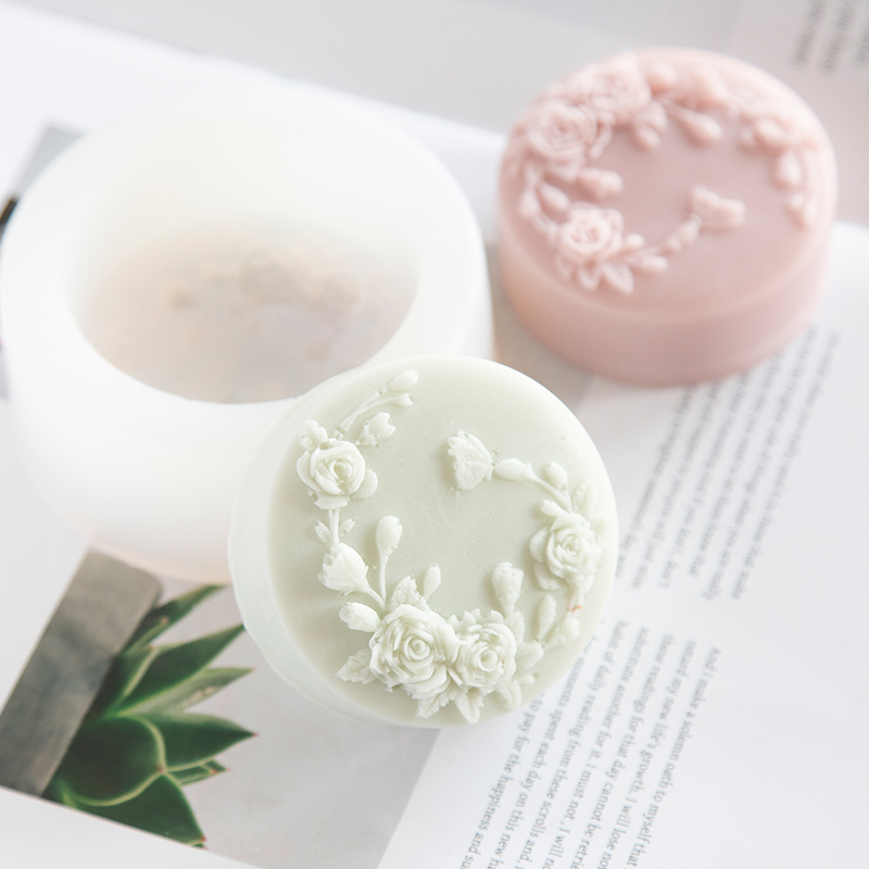 Round Shape Rose Flower Handma - Soap Making Scents review and price
