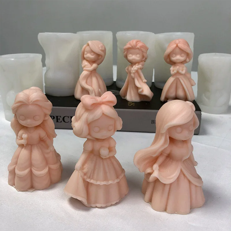 6 Princess Doll Silicone Candl - Soap Making Equipment For Beginners review and price