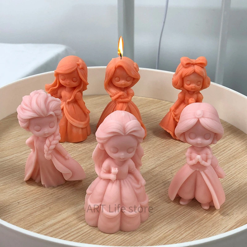 6 Princess Doll Silicone Candl - Soap Making Equipment For Beginners review and price