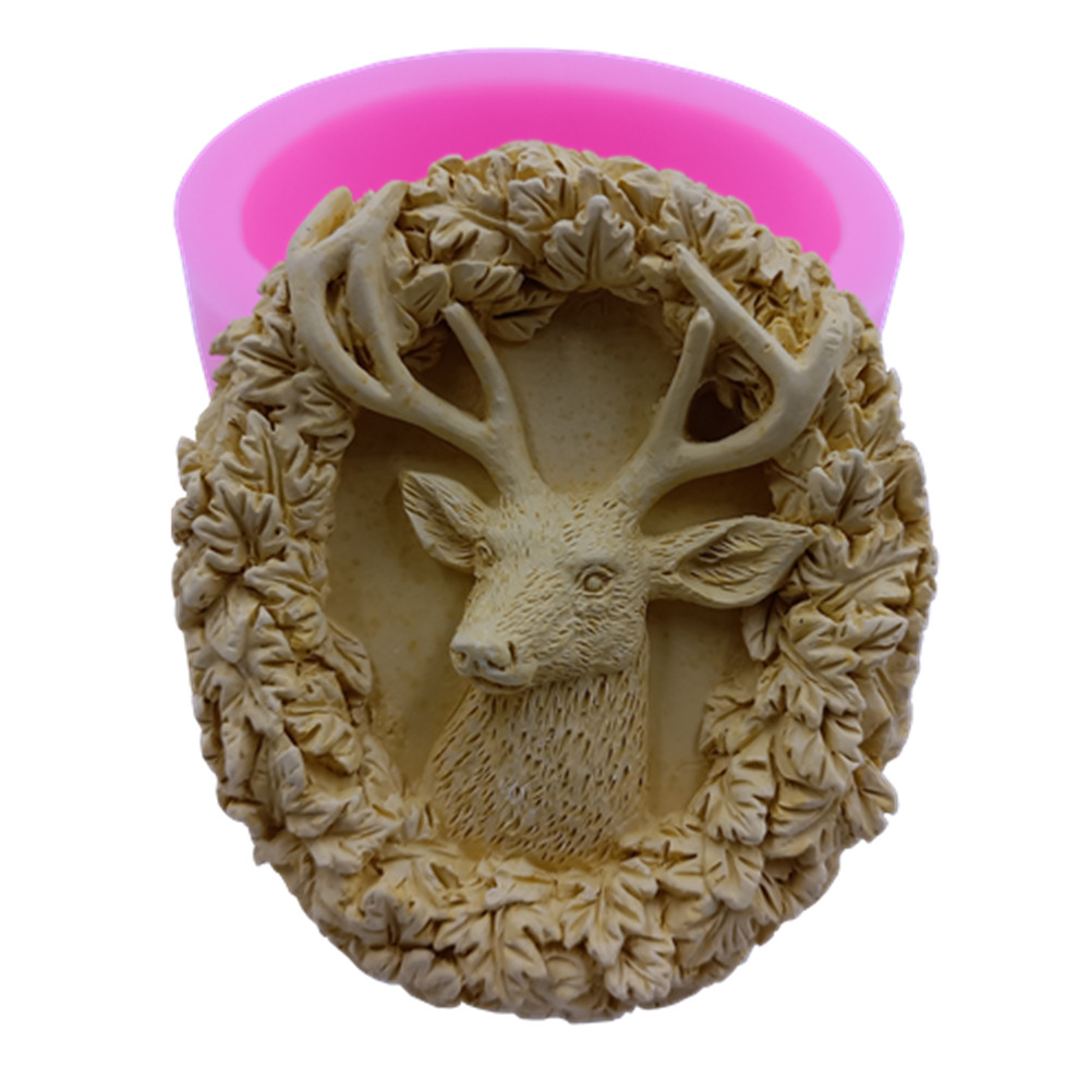 Deer Design Soap Silicone Mold - Soap Making Line review and price