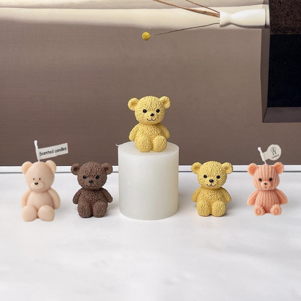 3D Cute Bear Candle Making Mou - Soap Making Additives review and price