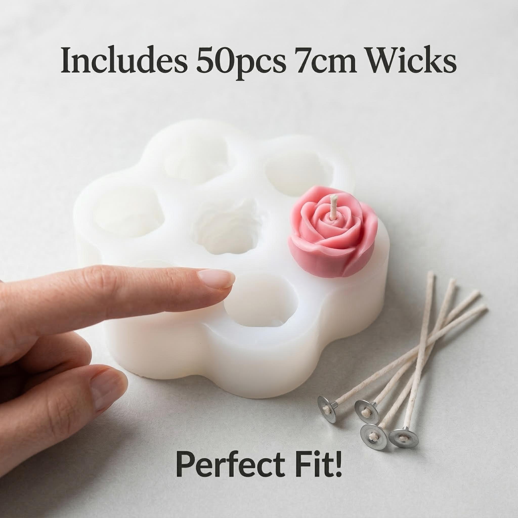 3D Rose Flower Silicone Candle - Soap Making Kit Amazon review and price