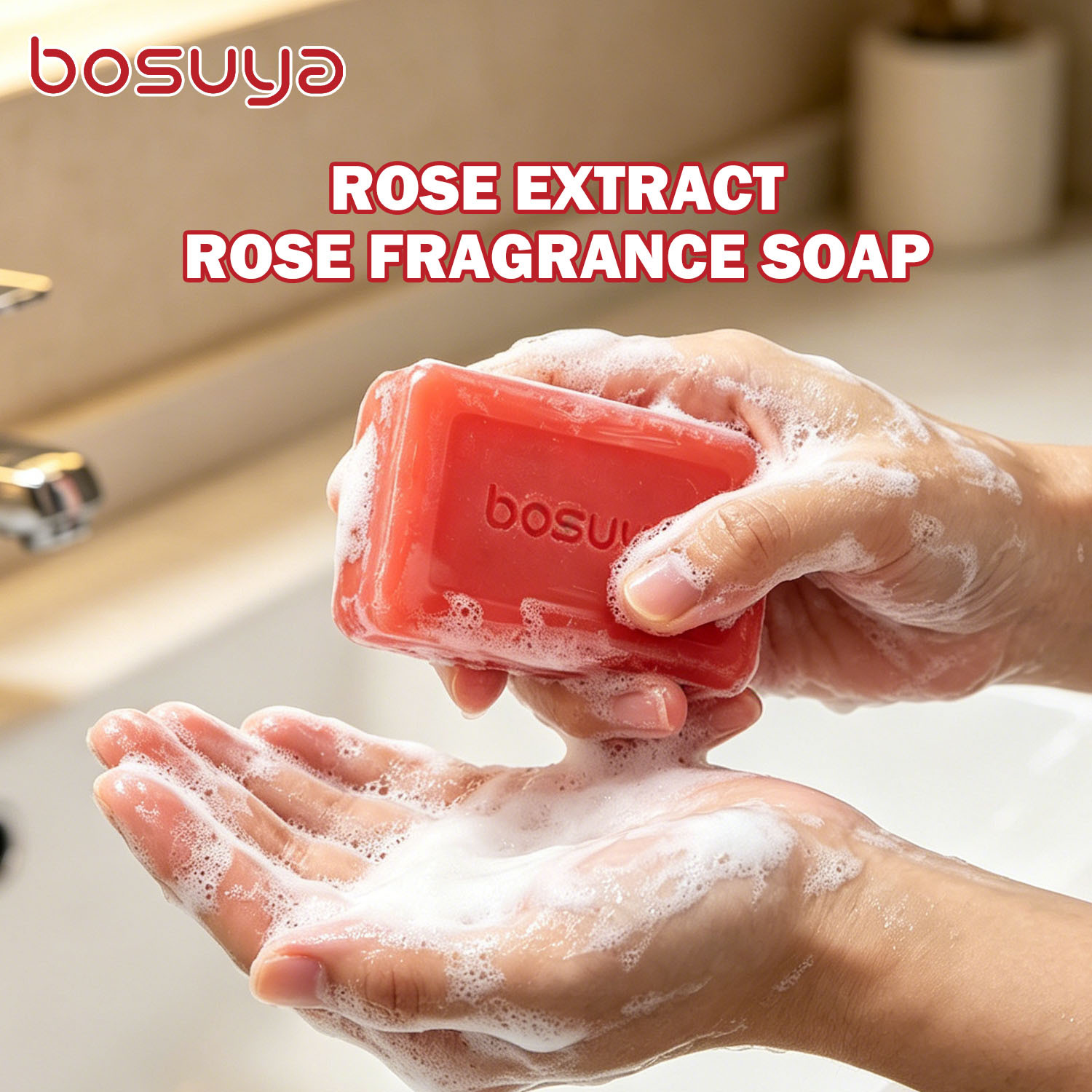 Rose soap, body and back clean - Essential Oil Soap review and price